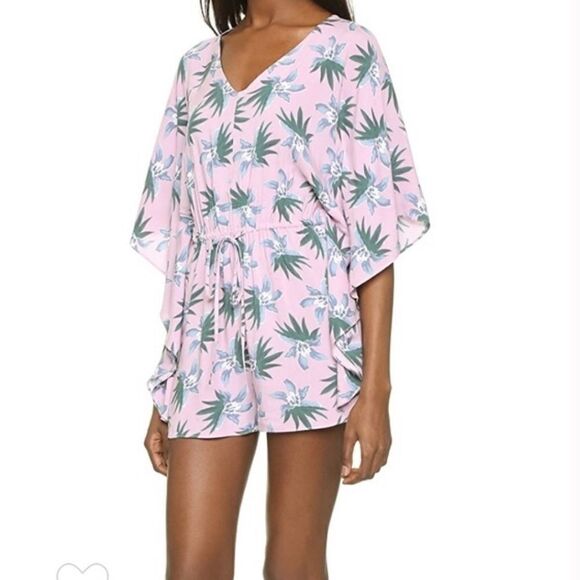 Cupcakes and Cashmere Eden Palm Romper - Picture 1 of 8